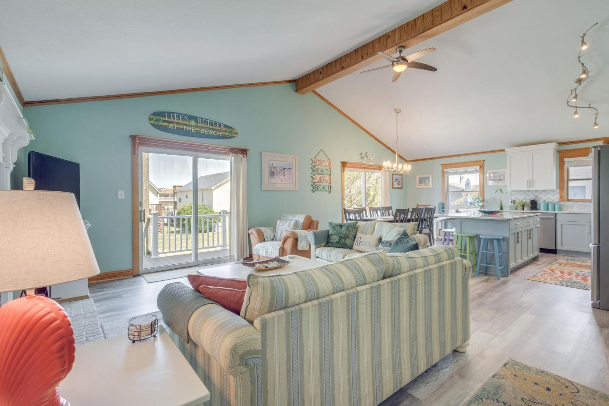 Coastal Home With Deck And Outdoor Shower Kill Devil Hills Eksteriør bilde