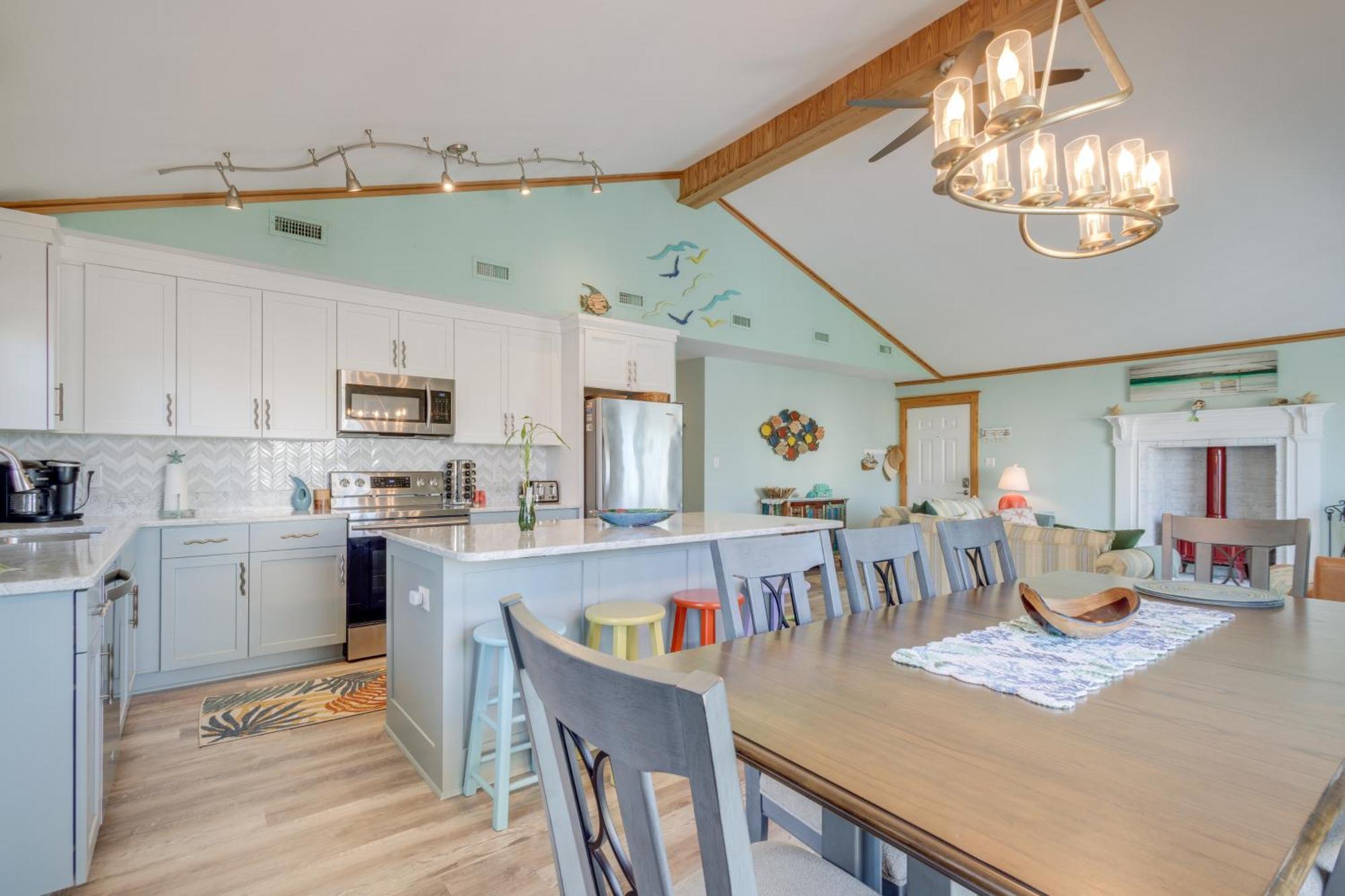 Coastal Home With Deck And Outdoor Shower Kill Devil Hills Eksteriør bilde