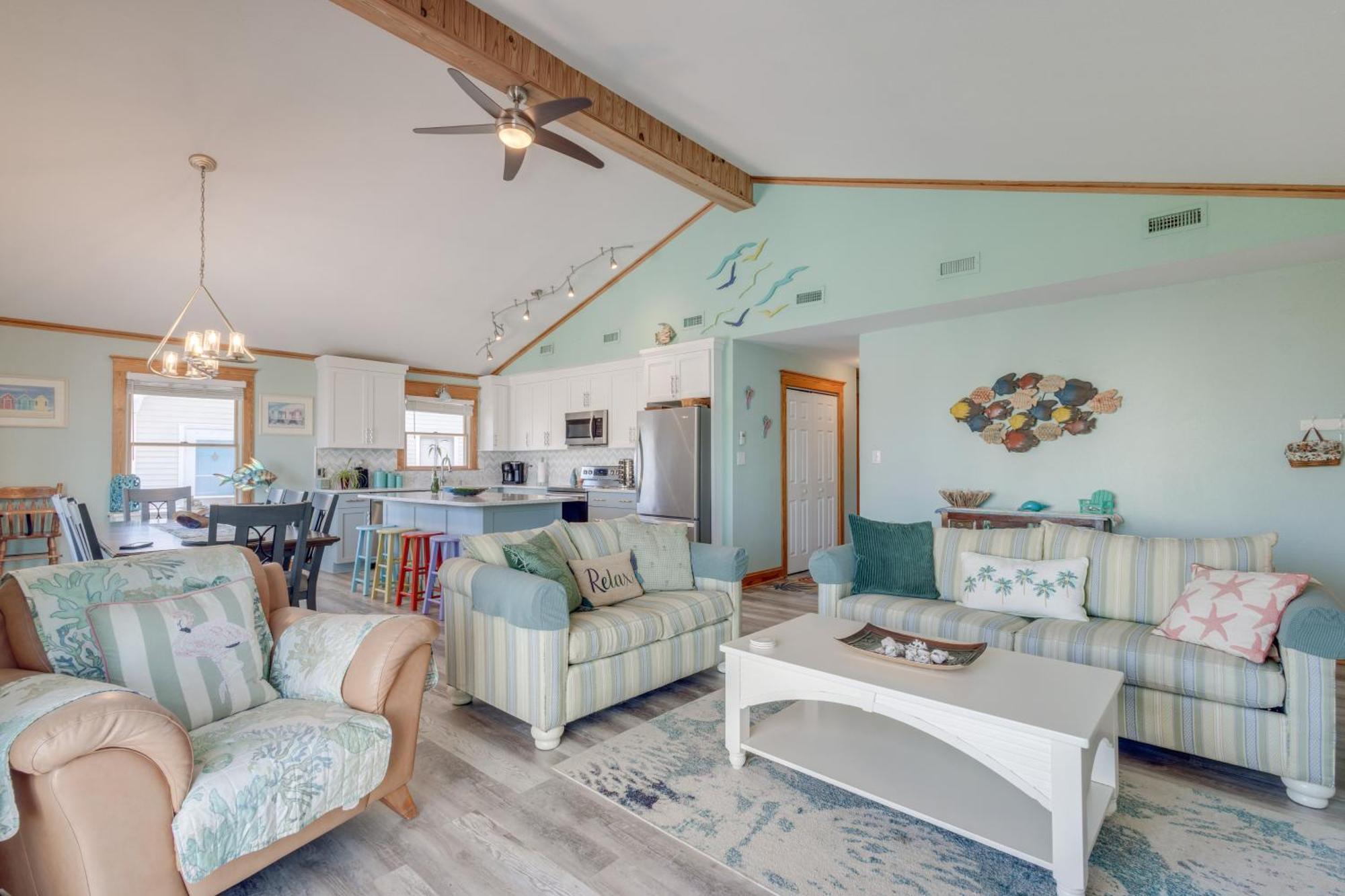 Coastal Home With Deck And Outdoor Shower Kill Devil Hills Eksteriør bilde