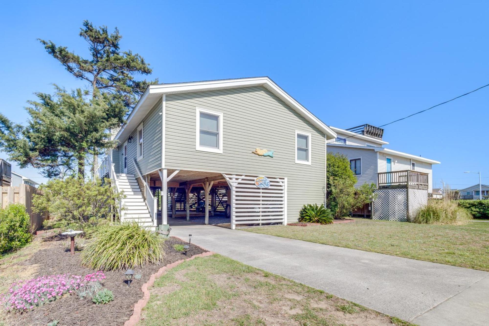 Coastal Home With Deck And Outdoor Shower Kill Devil Hills Eksteriør bilde