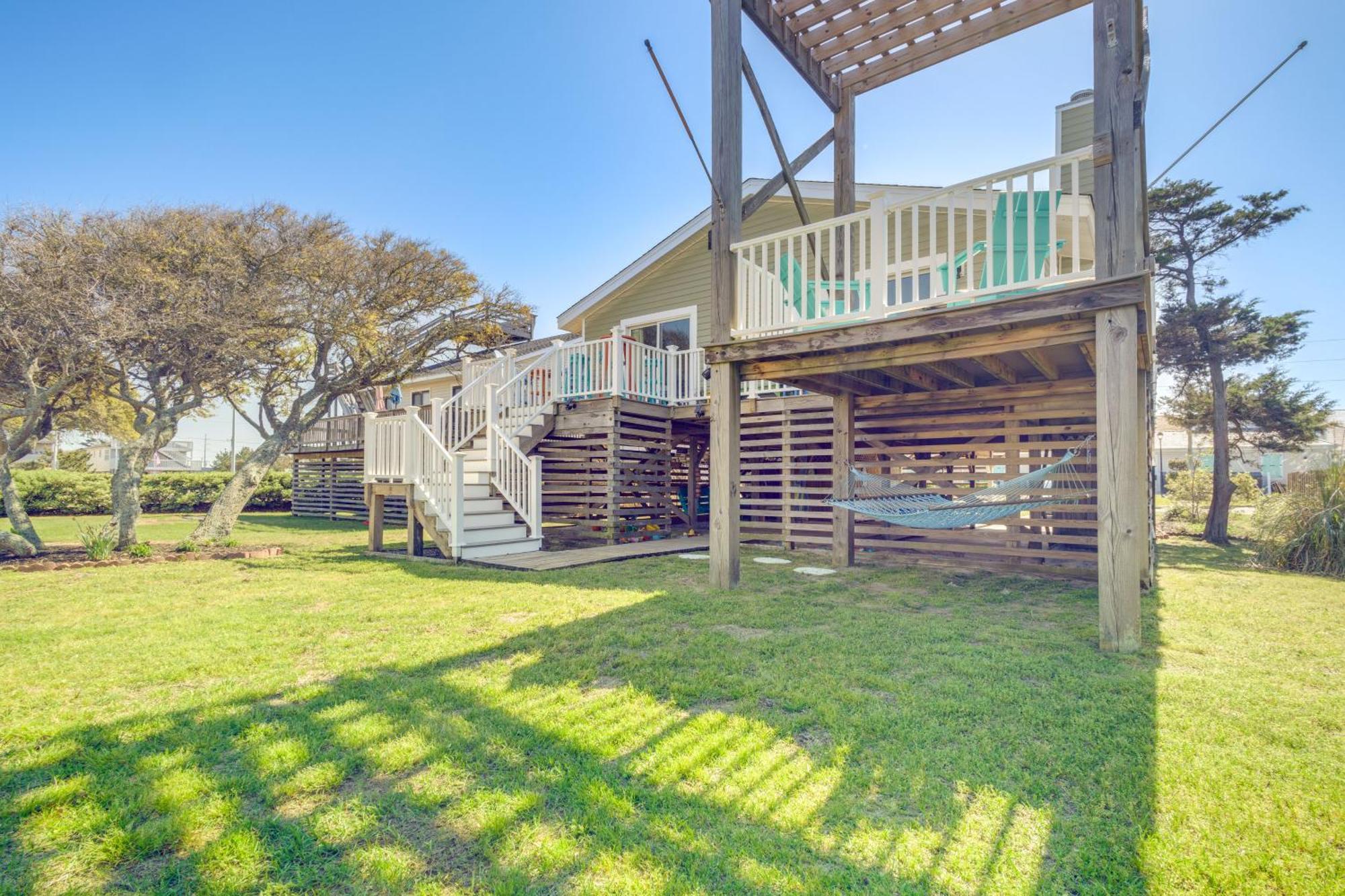 Coastal Home With Deck And Outdoor Shower Kill Devil Hills Eksteriør bilde