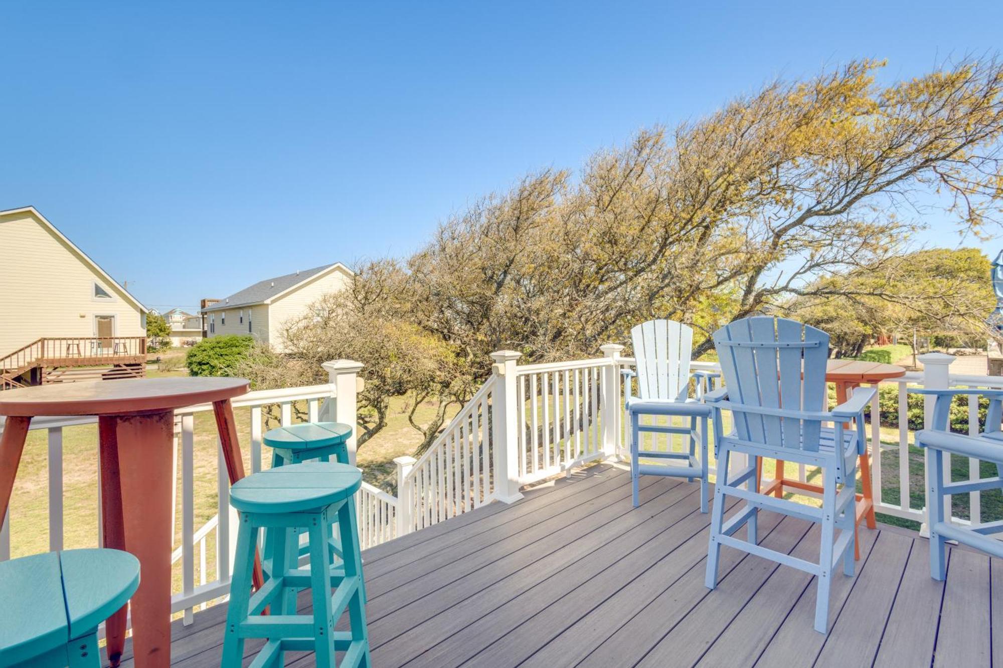 Coastal Home With Deck And Outdoor Shower Kill Devil Hills Eksteriør bilde